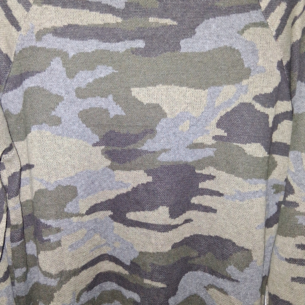 Mutual Weave Men's Camouflage Crewneck Sweater - Picture 7 of 7